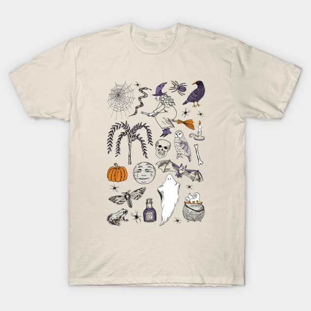 Halloween symbols T-Shirt by Das Brooklyn